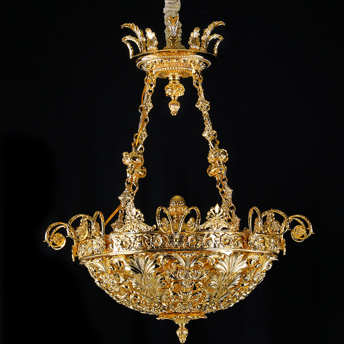 Luxury brass pendant chandelier