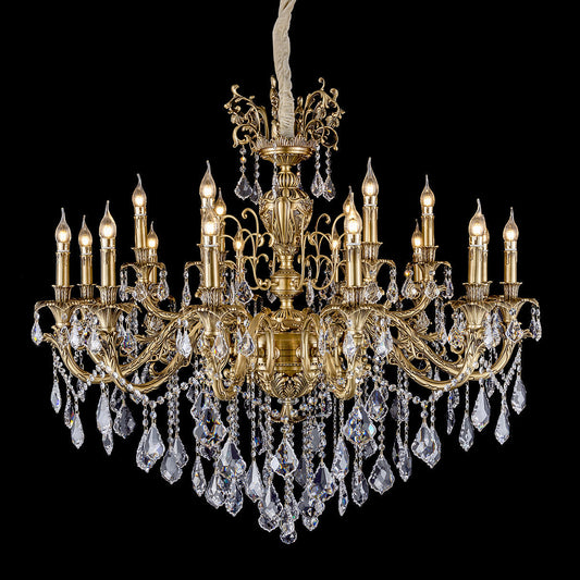 vintage solid brass chandelier