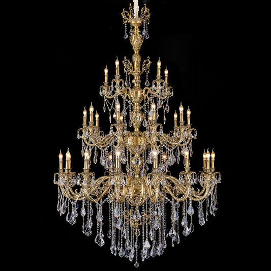 large antique brass chandeliers
