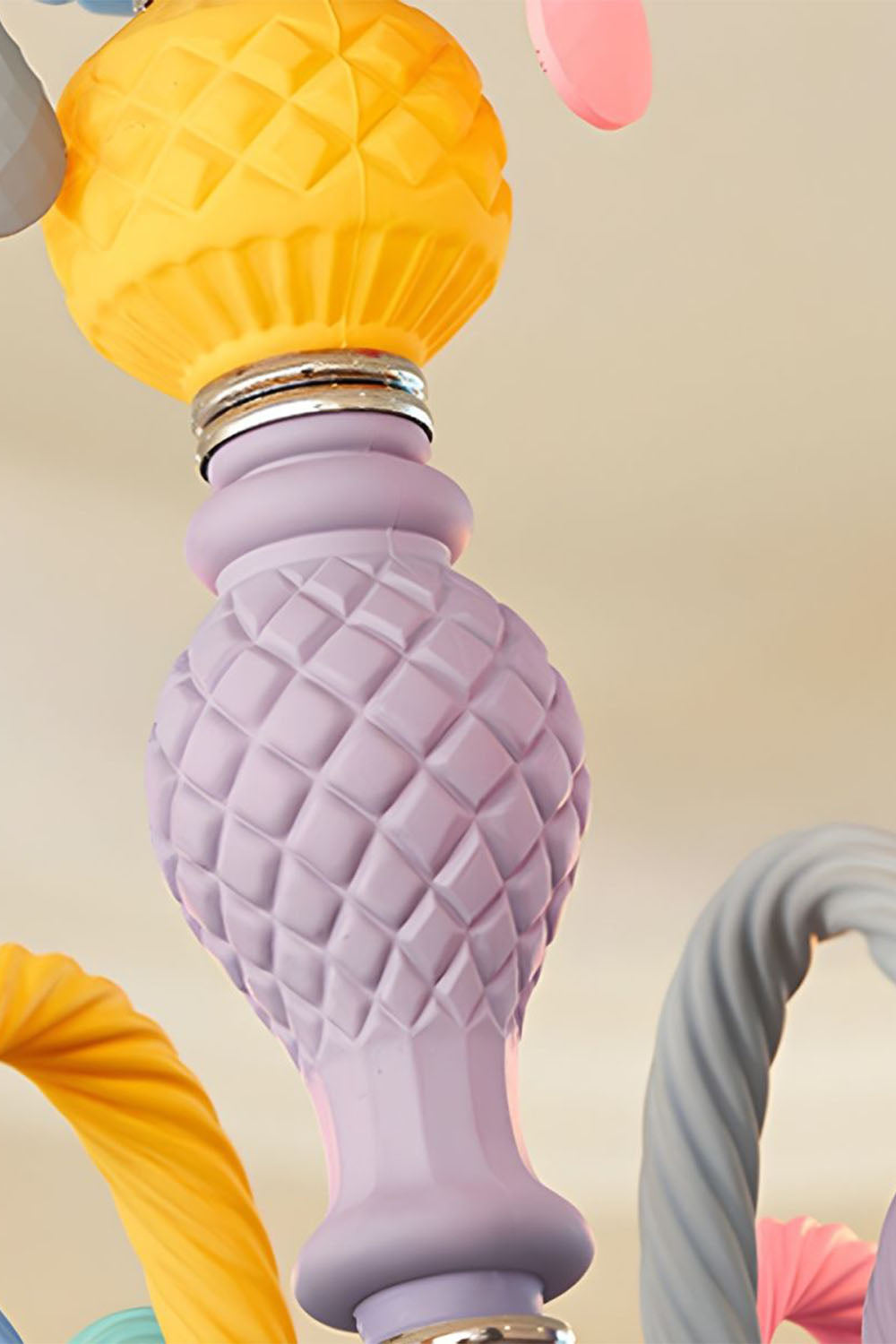 Macaron Children's Candle Chandelier - view 13 | morylighting
