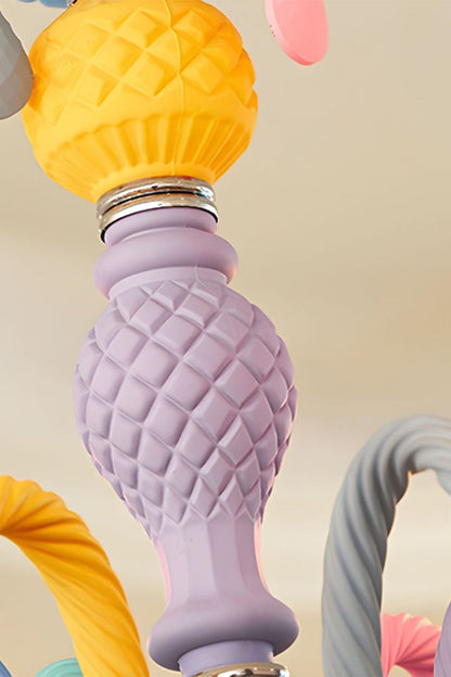 Macaron Children's Candle Chandelier - view 13 | morylighting