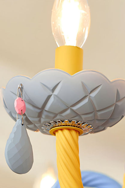 Macaron Children's Candle Chandelier - view 15 | morylighting