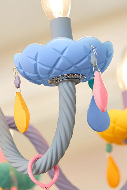 Macaron Children's Candle Chandelier - view 16 | morylighting