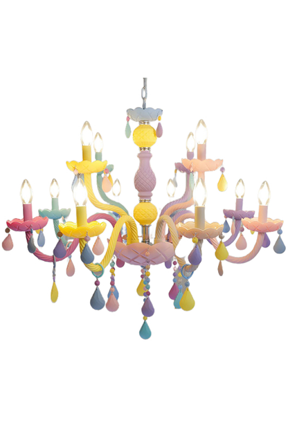 Macaron Children's Candle Chandelier - view 12 | morylighting