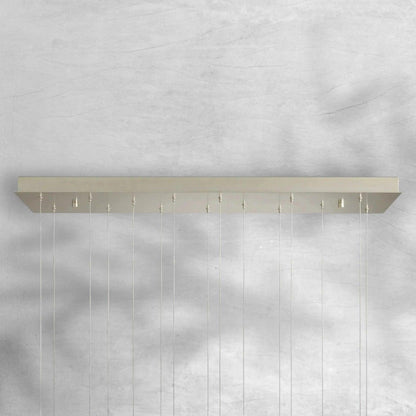 Maeva Rectangular Chandelier 15/30 Light
