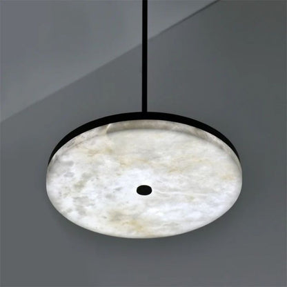 Alabaster Mini Round Pendant Light