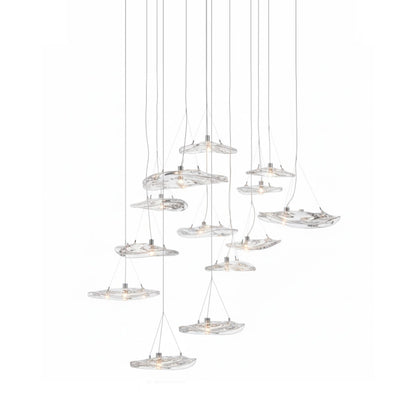 Manta Drift Class Crystal Chandelier