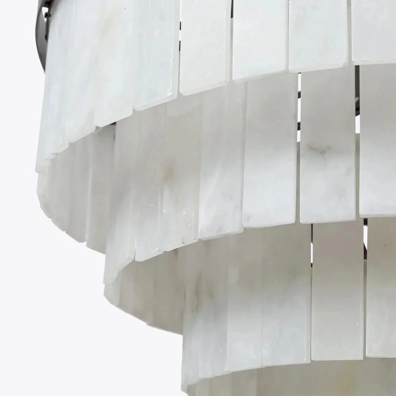 Modern Alabaster Tiered Chandelier - morylighting