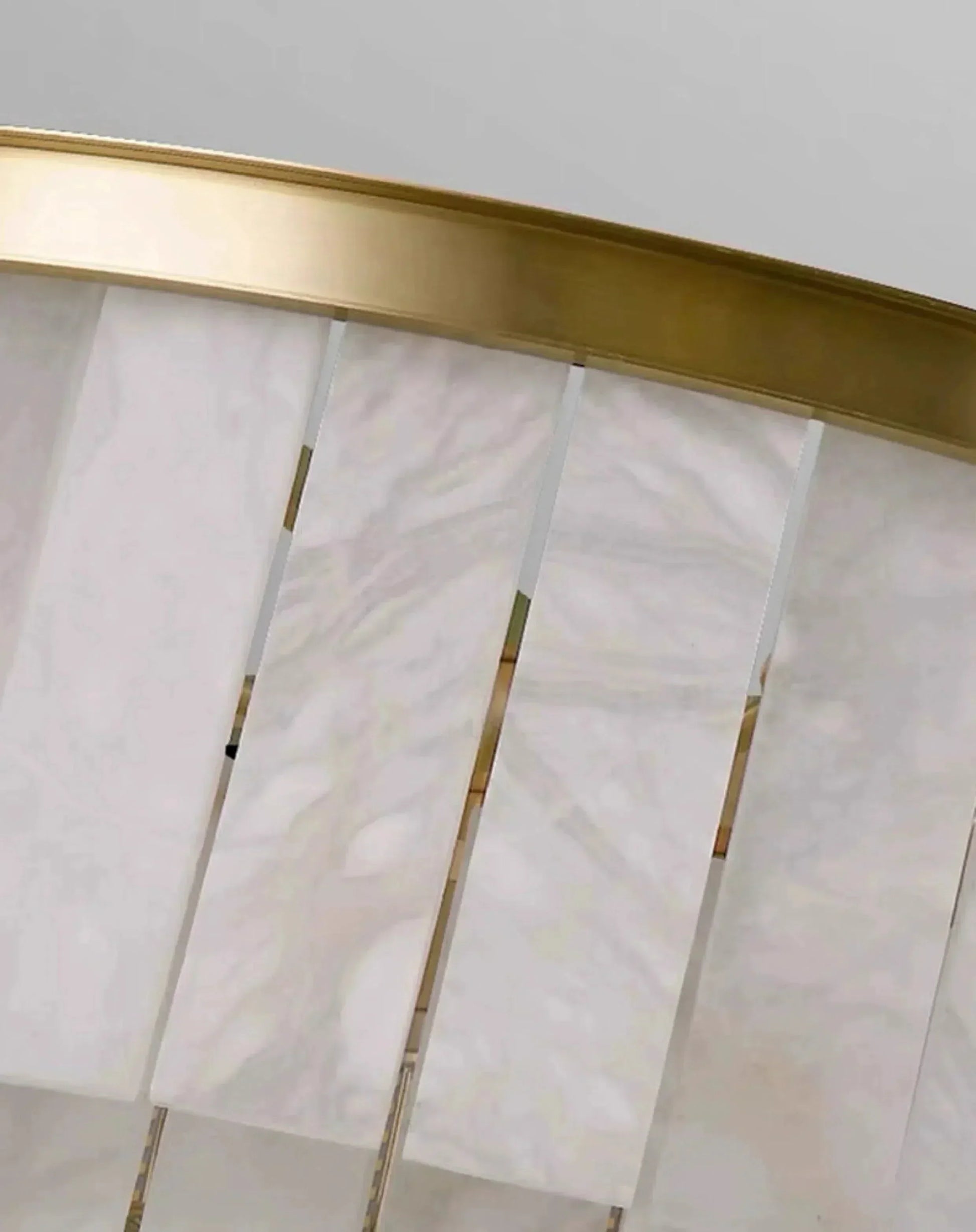 Modern Alabaster Tiered Chandelier - morylighting