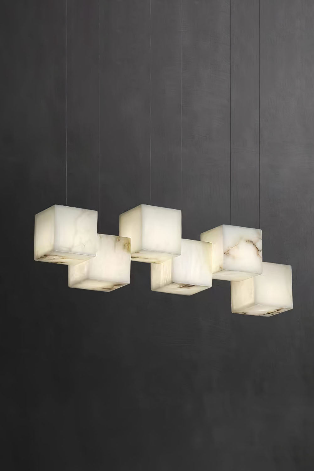Marble Box Chandelier - morylighting