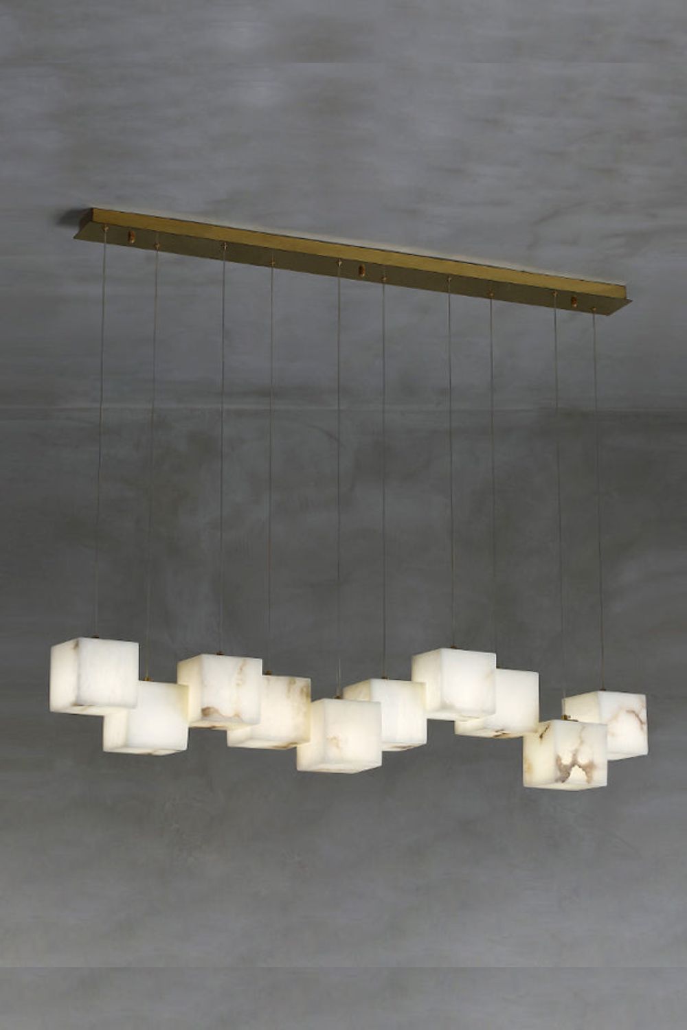Marble Box Chandelier - morylighting