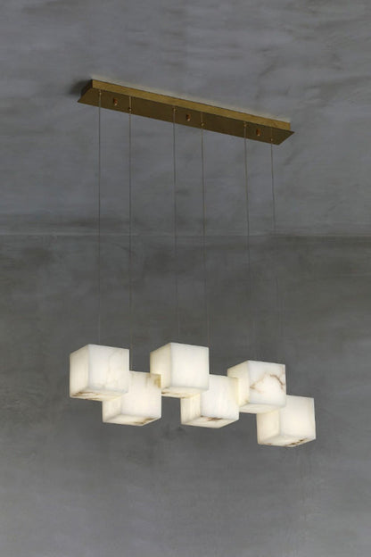 Marble Box Chandelier - morylighting