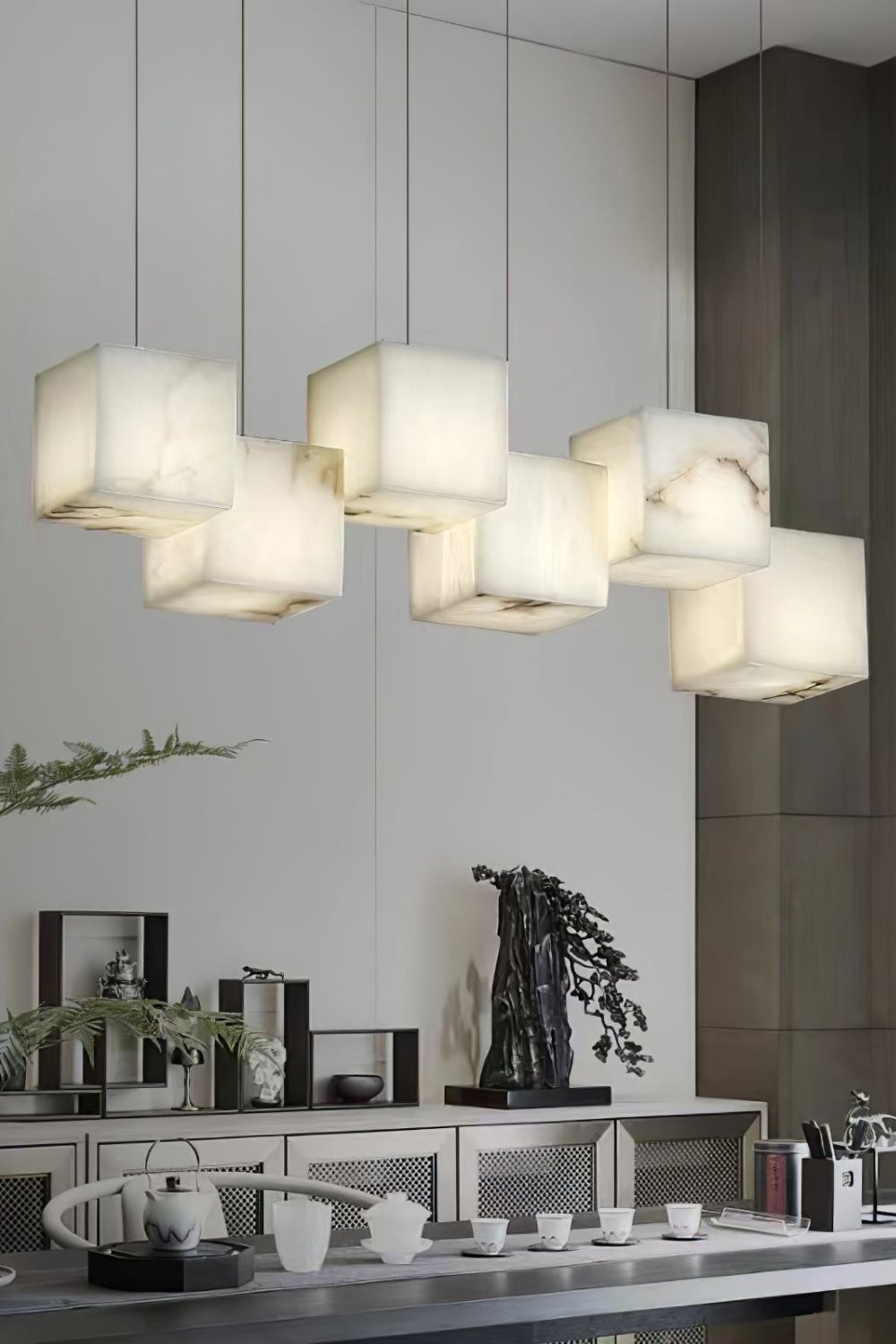 Marble Box Chandelier - morylighting