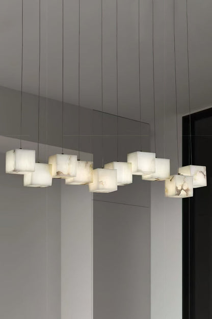 Marble Box Chandelier - morylighting