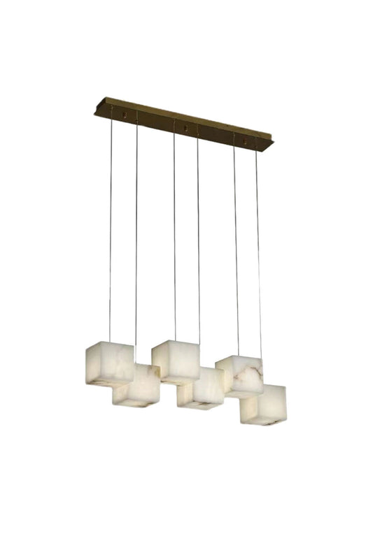 Marble Box Chandelier - morylighting