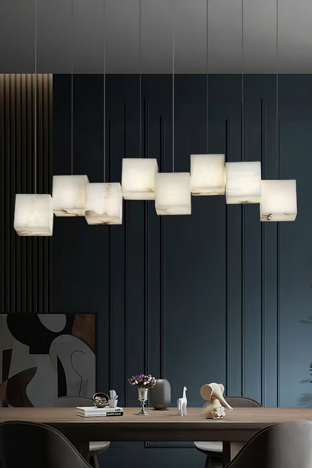 Marble Box Chandelier - morylighting