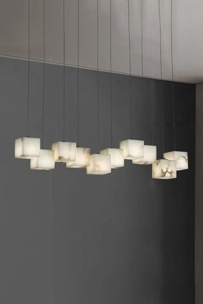 Marble Box Chandelier - morylighting