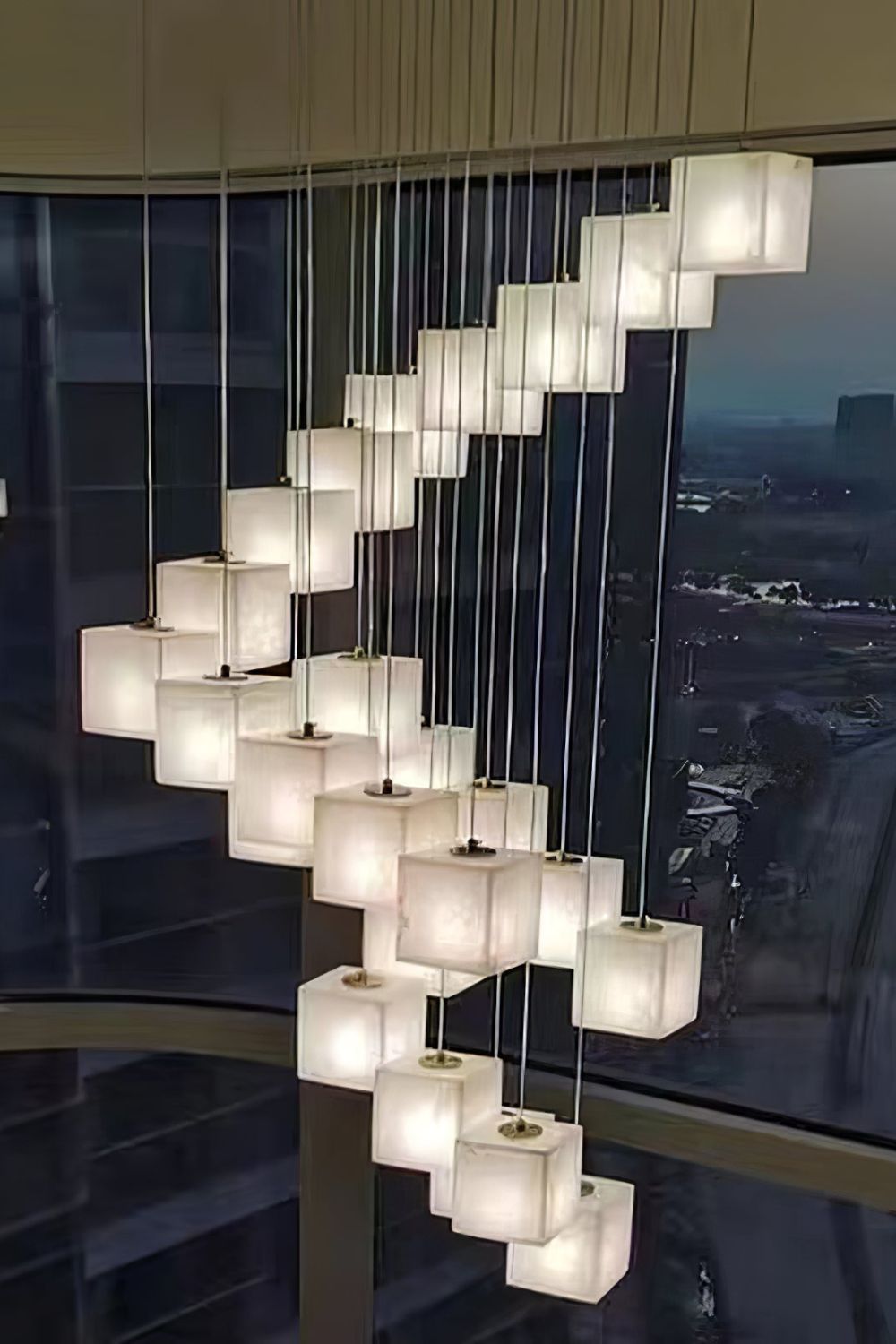 Marble Box Chandelier - morylighting