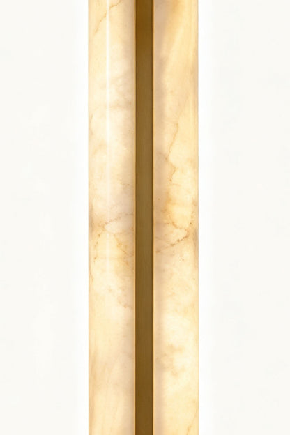Marlen Alabaster Bar Linear Pendant Light with elegant alabaster finish and sleek design.