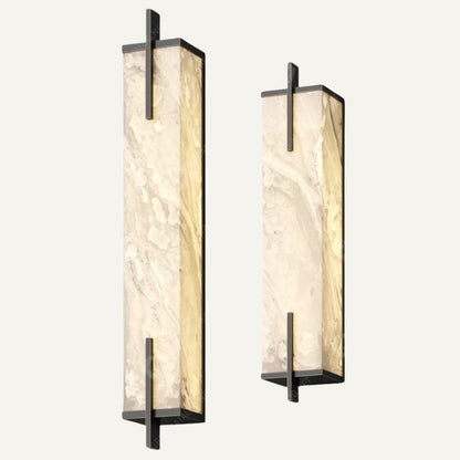 Morylighting Alabaster Radiance Wall Sconce - Background Shot