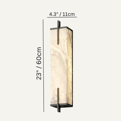 Morylighting Alabaster Radiance Wall Sconce - Background Shot