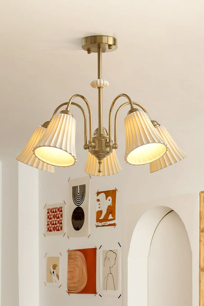Medieval Ceramic Trumpet Chandelier - morylighting