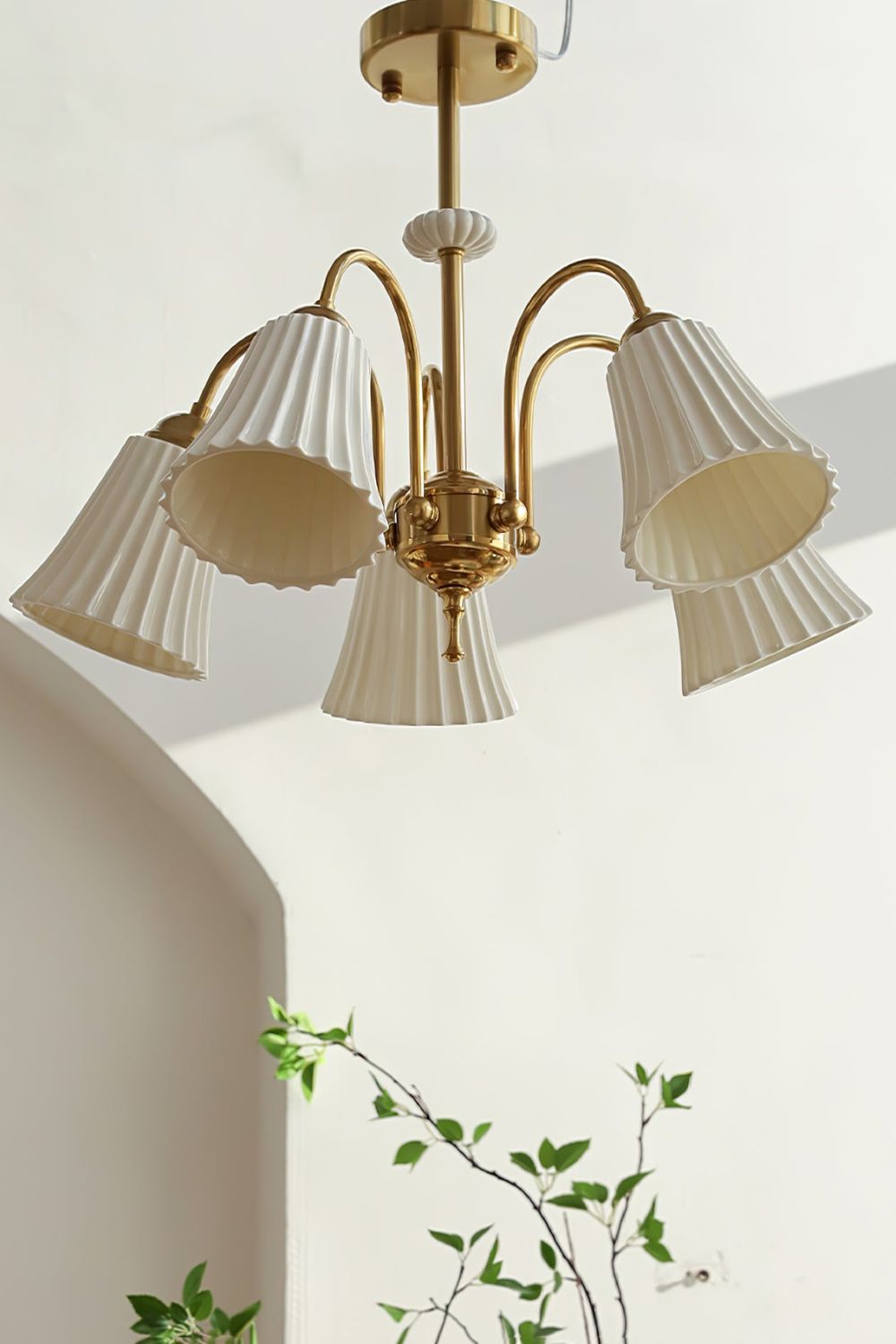 Medieval Ceramic Trumpet Chandelier - morylighting