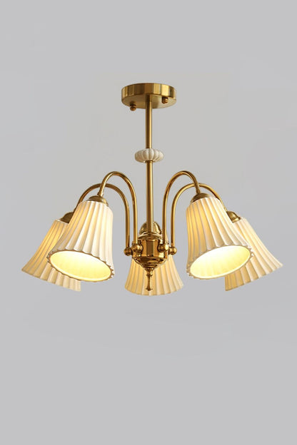 Medieval Ceramic Trumpet Chandelier - morylighting
