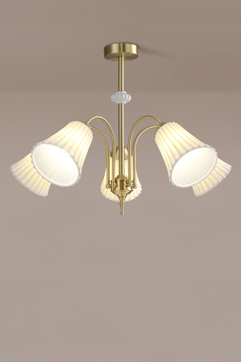 Medieval Ceramic Trumpet Chandelier - morylighting