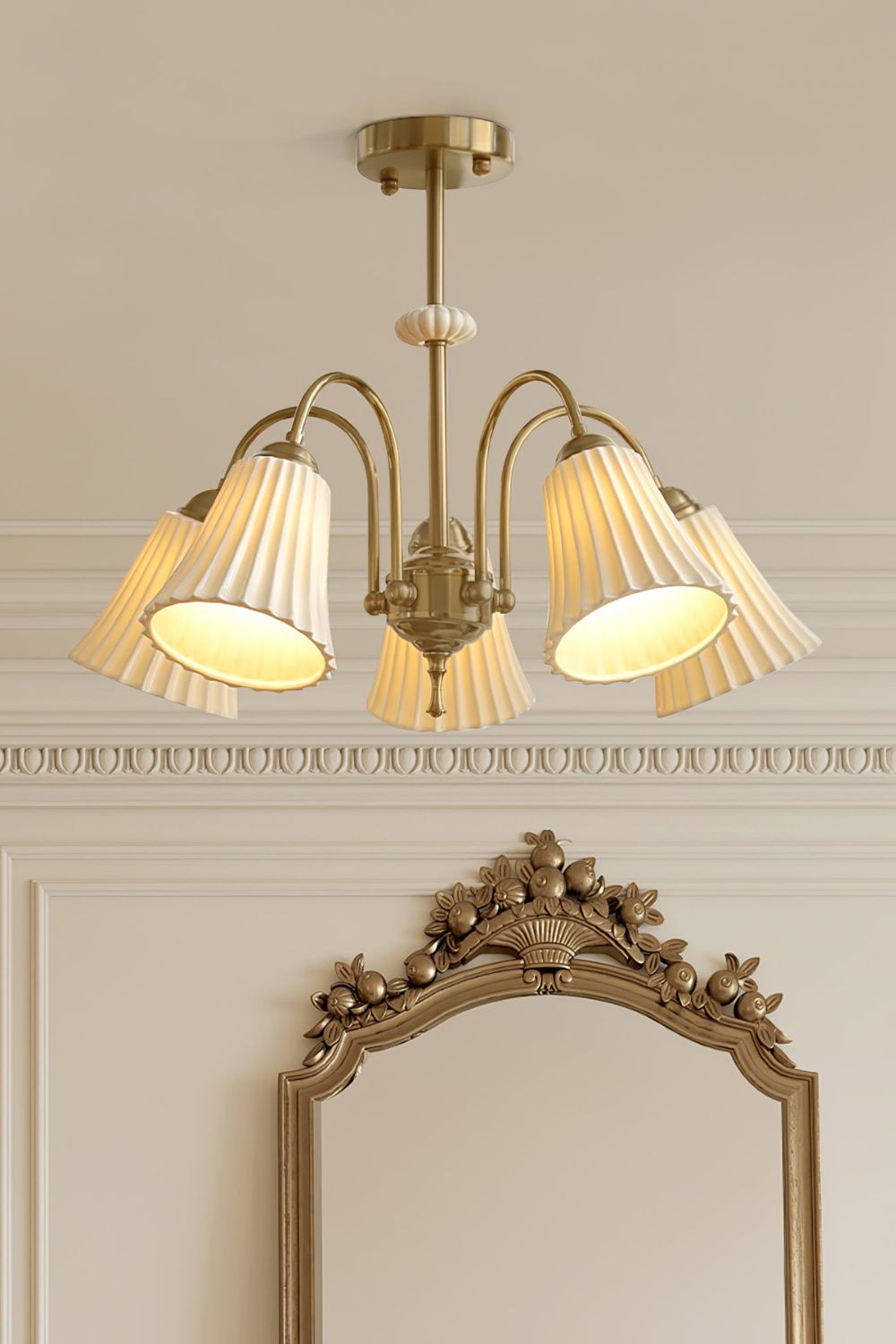 Medieval Ceramic Trumpet Chandelier - morylighting