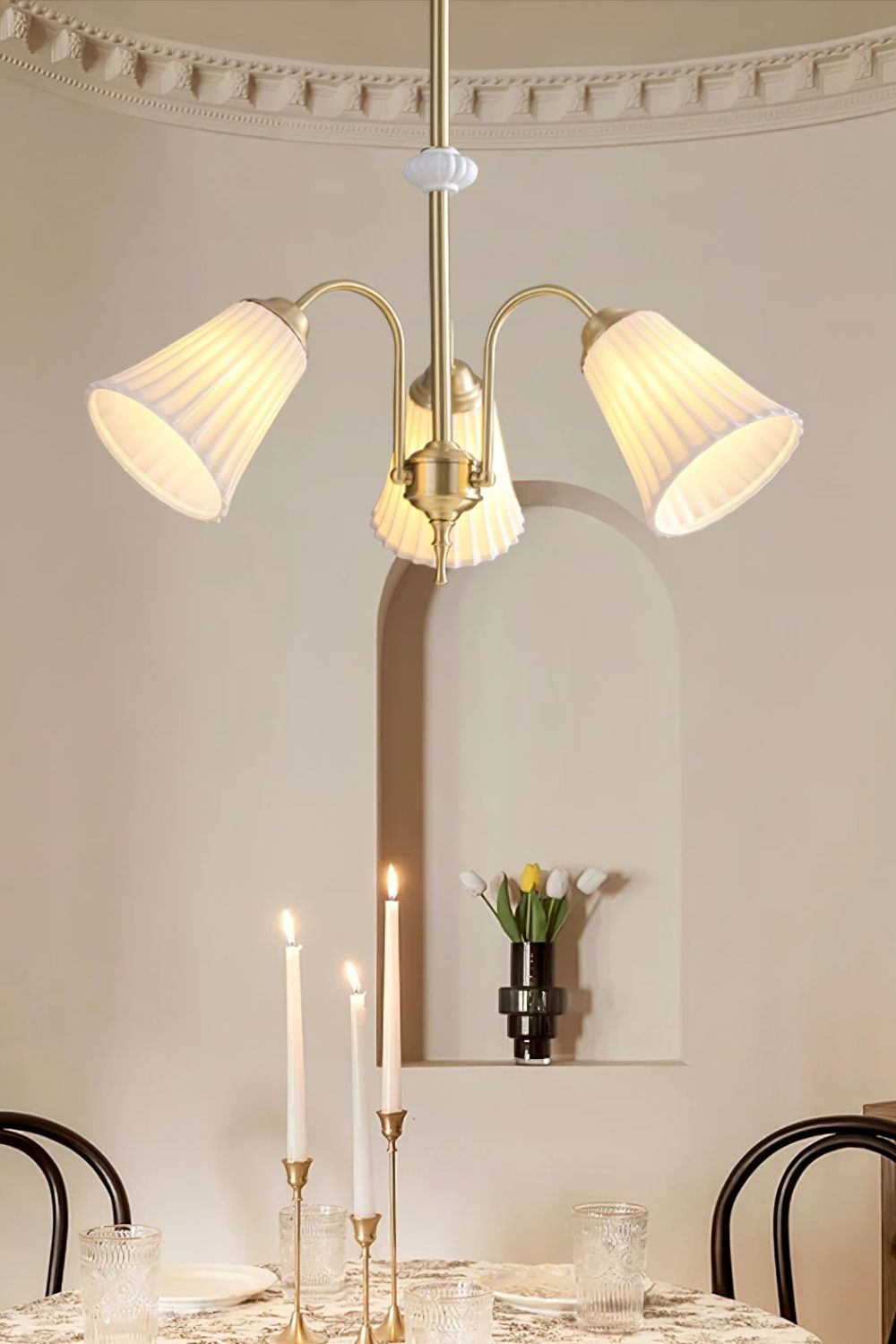 Medieval Ceramic Trumpet Chandelier - morylighting