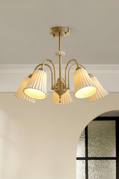 Medieval Ceramic Trumpet Chandelier - morylighting