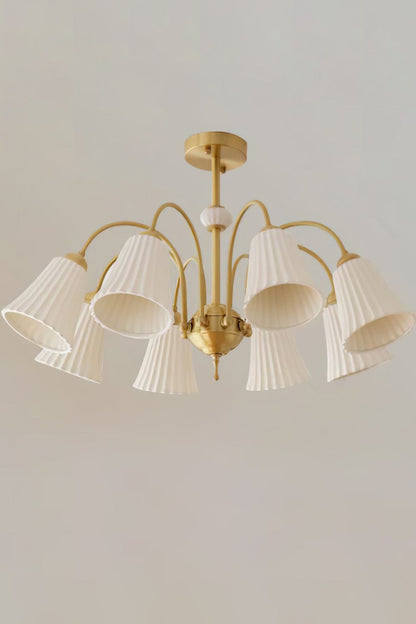 Medieval Ceramic Trumpet Chandelier - morylighting