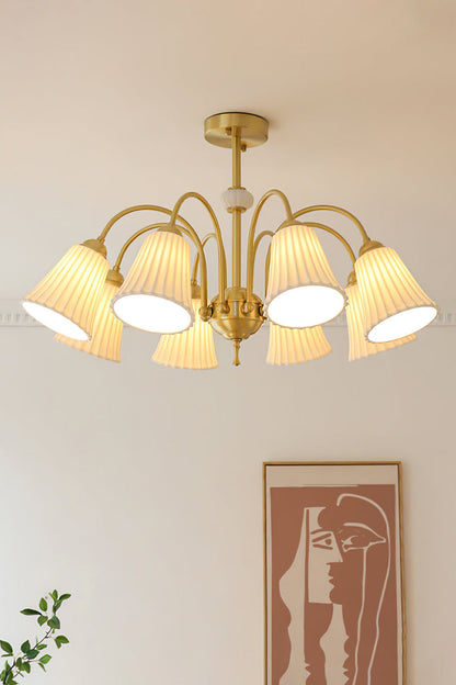 Medieval Ceramic Trumpet Chandelier - morylighting