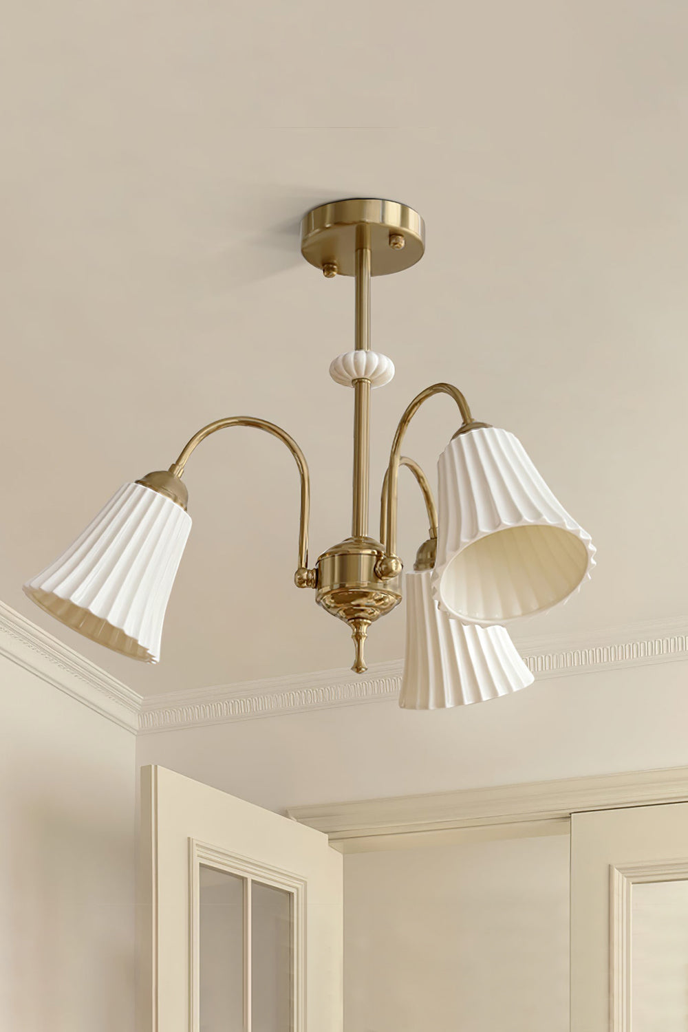 Medieval Ceramic Trumpet Chandelier - morylighting