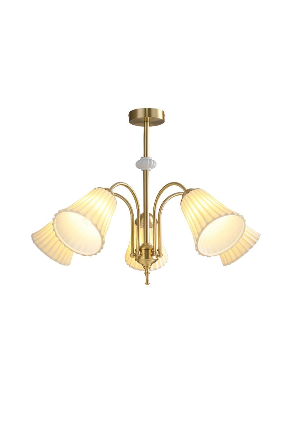 Medieval Ceramic Trumpet Chandelier - morylighting