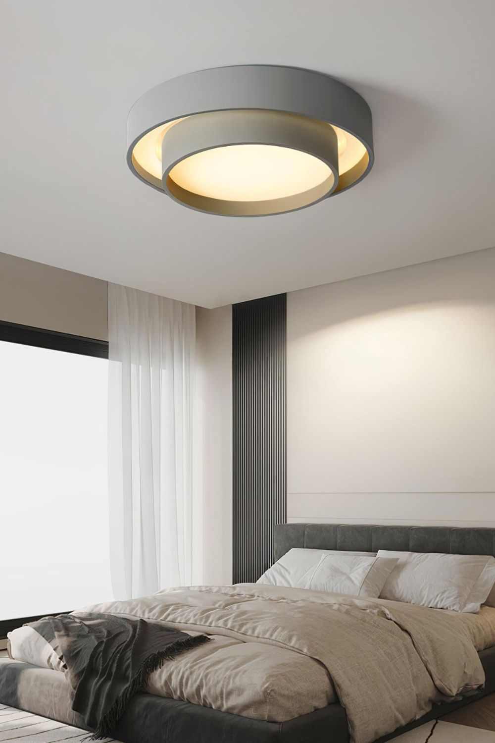 Modern Round Melody Ceiling Lamp - view 4 | morylighting