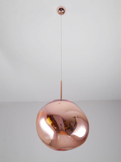 Multi Lava Round Chandelier