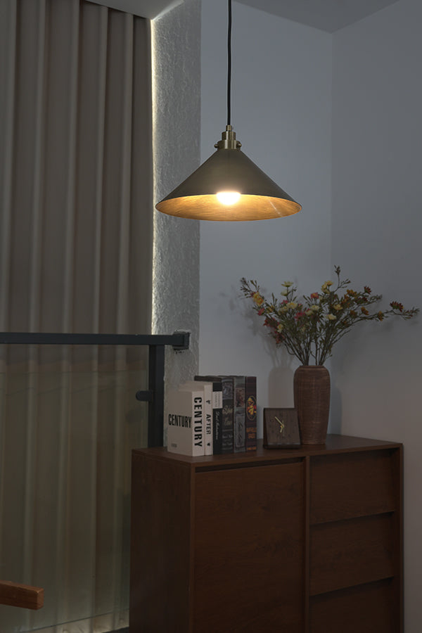 Metal Cone Pendant Light - view 11 | morylighting
