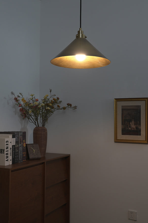 Metal Cone Pendant Light - view 10 | morylighting