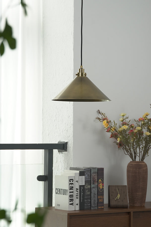 Metal Cone Pendant Light - view 13 | morylighting