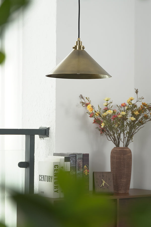 Metal Cone Pendant Light - view 14 | morylighting