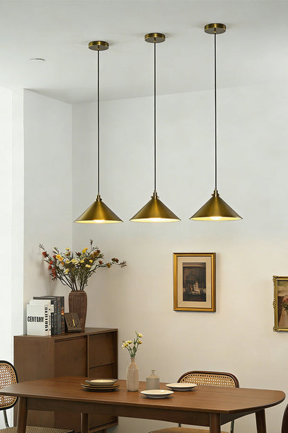 Metal Cone Pendant Light - view 6 | morylighting