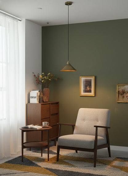 Metal Cone Pendant Light - view 5 | morylighting