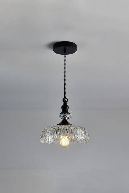Mid-Century Clear Glass Pendant Light - view 19 | morylighting
