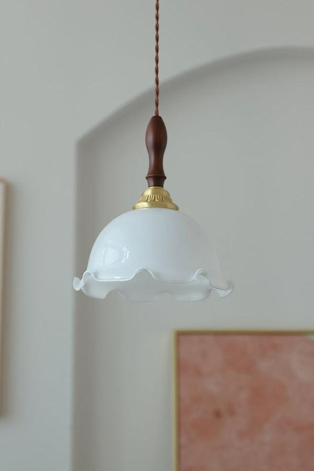 Milky Flower Pendant Light - morylighting