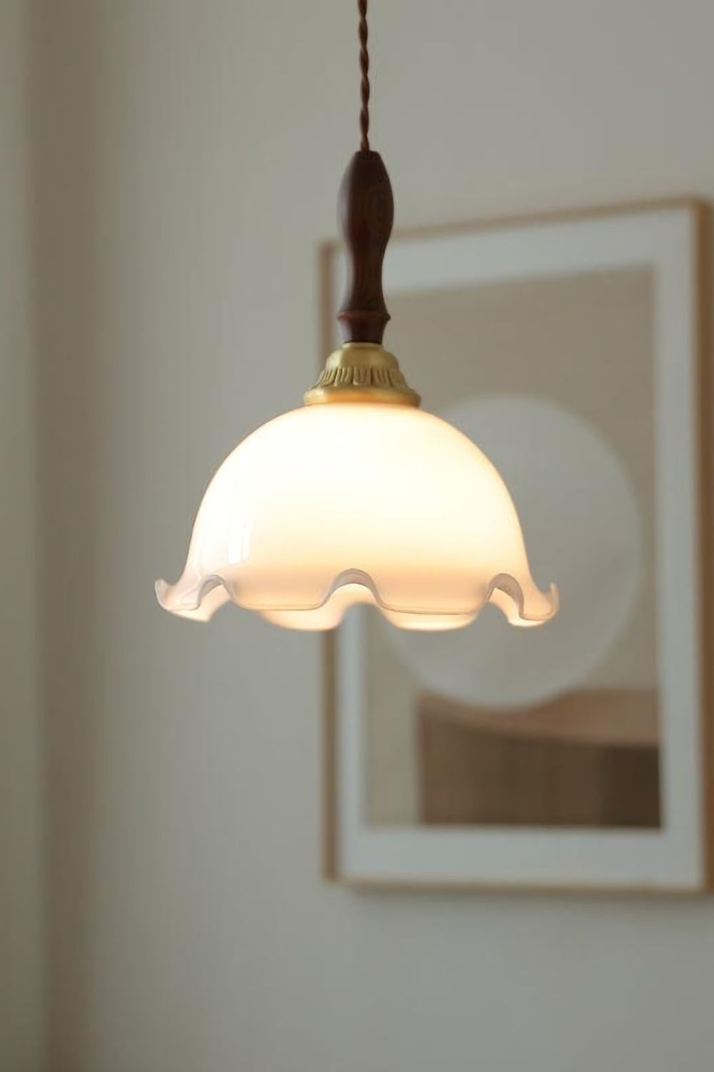 Milky Flower Pendant Light - morylighting