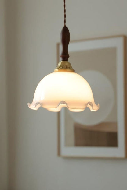 Milky Flower Pendant Light - morylighting