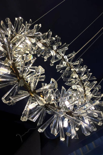 Mira Crystal Ring Chandelier - morylighting