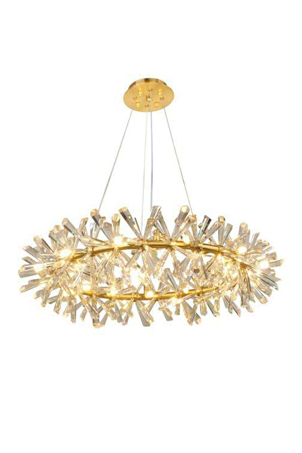 Mira Crystal Ring Chandelier - morylighting